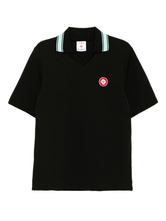 25FW 카사블랑카 반팔 티셔츠 MPF25JTP38101 BLACK