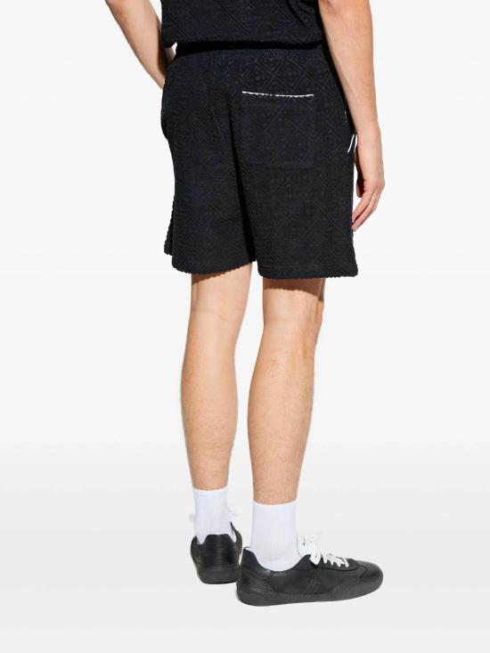 25FW 카사블랑카 스트레이트 팬츠 MPF25JTR27102 BLACK - CASABLANCA