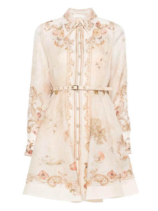 25FW 짐머만 미디 원피스 5368DF252MPR PINK