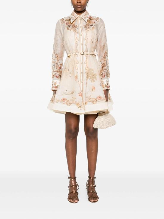 25FW 짐머만 미디 원피스 5368DF252MPR PINK - ZIMMERMANN