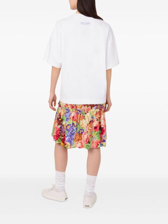 25FW 모스키노 미디 원피스 A046055622888 WHITE - MOSCHINO