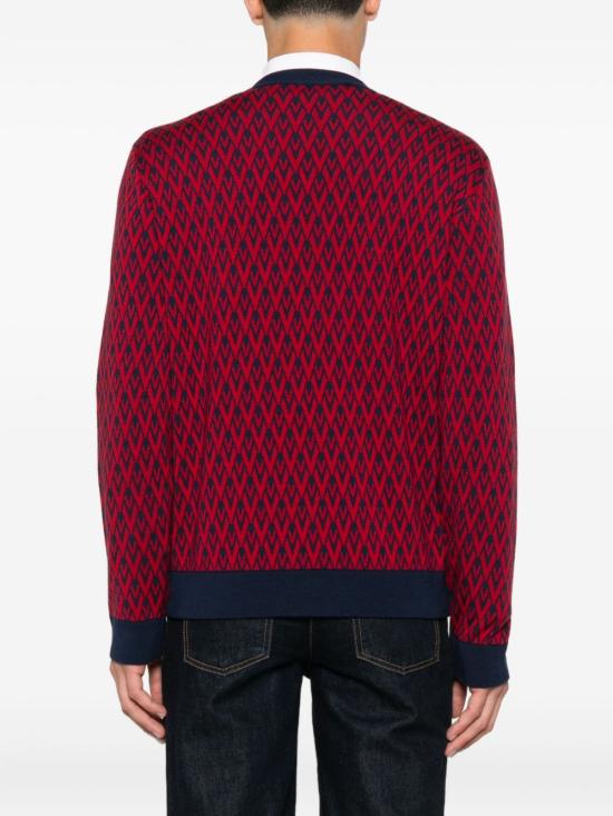 25FW 발렌티노 가라바니 스웨터 7V3KC33KAR0BR5 RED - VALENTINO GARAVANI