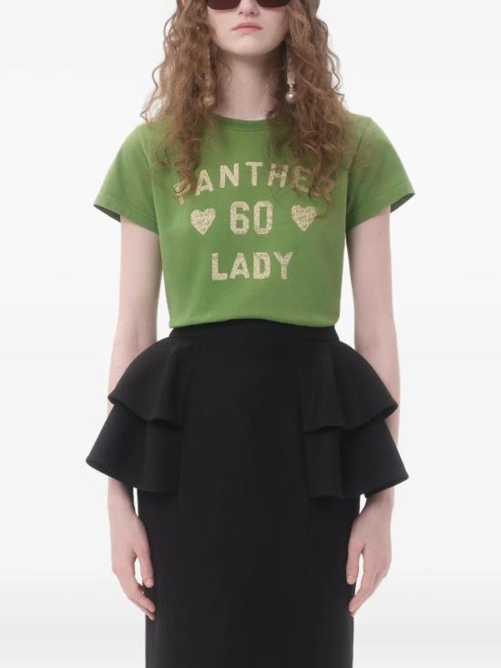 25FW 발렌티노 가라바니 반팔 티셔츠 7B3MG24Y9GLAKM GREEN - VALENTINO GARAVANI