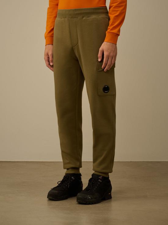 25FW 씨피 컴퍼니 스트레이트 팬츠 19CMSP717A005086W652 GREEN - C.P. COMPANY