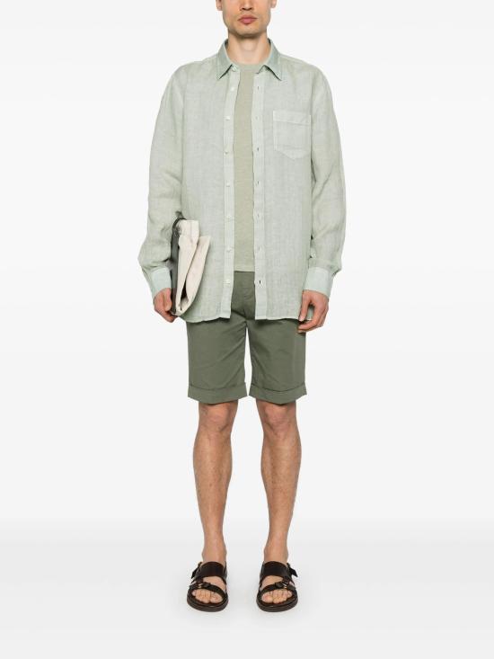 25SS 120 리노 긴팔 셔츠 32ALIM10810000115S00S00030 GREEN - 120 LINO