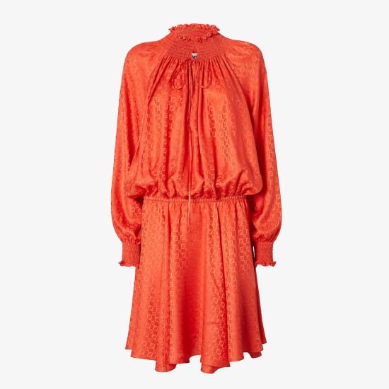 25SS 펜디 미디 원피스 FDD390AUQGF1SAX RED