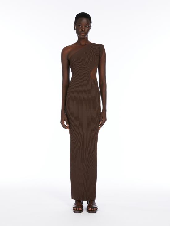 25SS 막스마라 미디 원피스 2511321133600010 BROWN - MAX MARA