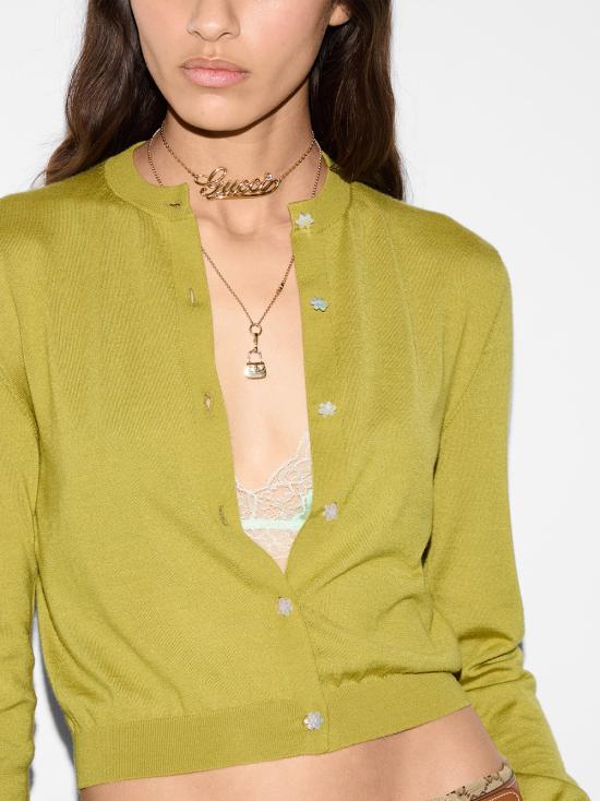 25SS 구찌 가디건 820164XKEOW3583 GREEN - GUCCI