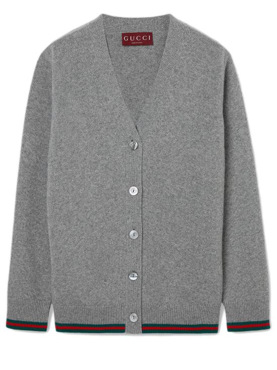 25SS 구찌 가디건 813834XKEJC1230 GREY