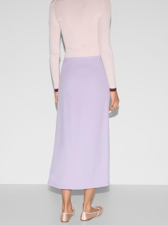 25SS 구찌 미디 스커트 820537ZAF5Z5021 PURPLE - GUCCI
