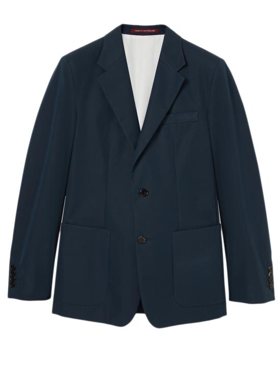 25SS 구찌 엠보스 코튼 트윌 자켓 엠보스 코튼 트윌  819191Z7AFS4294 BLUE