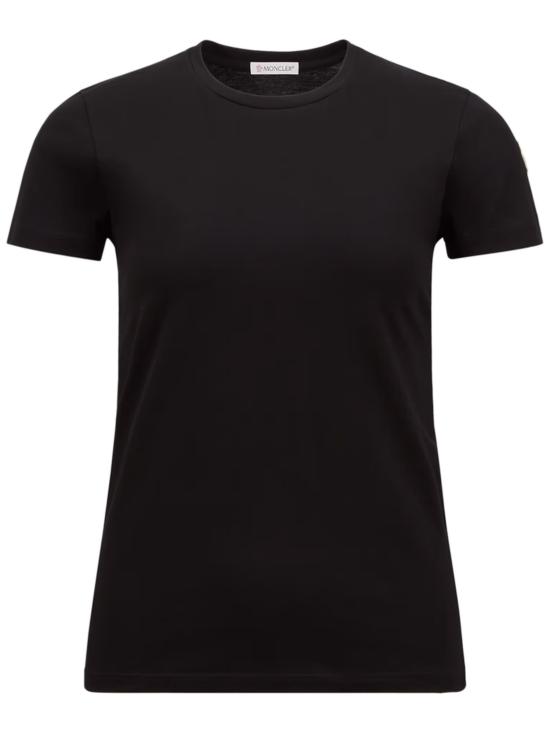 25SS 몽클레어 반팔 티셔츠 K10938C73200V8058999 BLACK