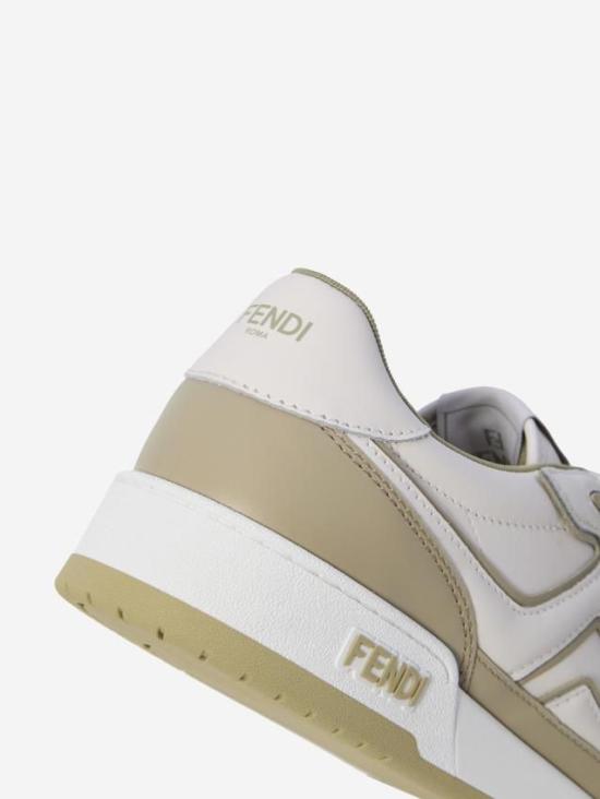  펜디 매치 레더 로우탑 스니커즈 7E1643AOMNF1RT4 GREEN - FENDI