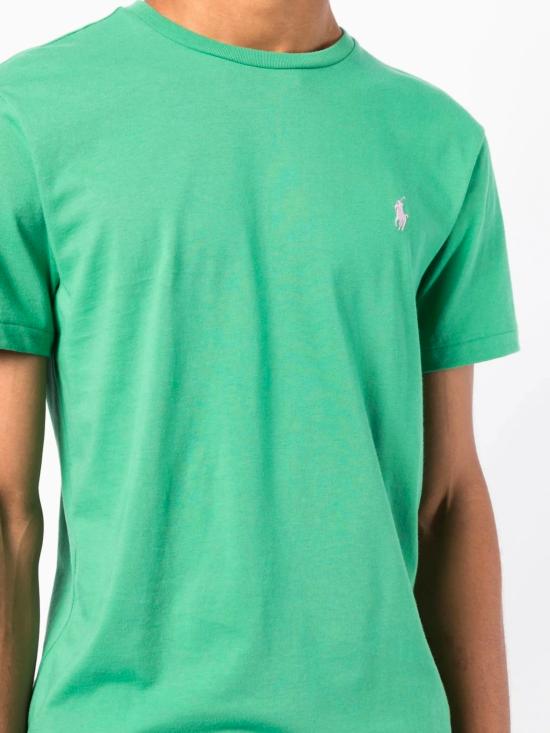 25SS 폴로 랄프로렌 포니로고 자수 반팔 티셔츠 710671438409 GREEN - POLO RALPH LAUREN