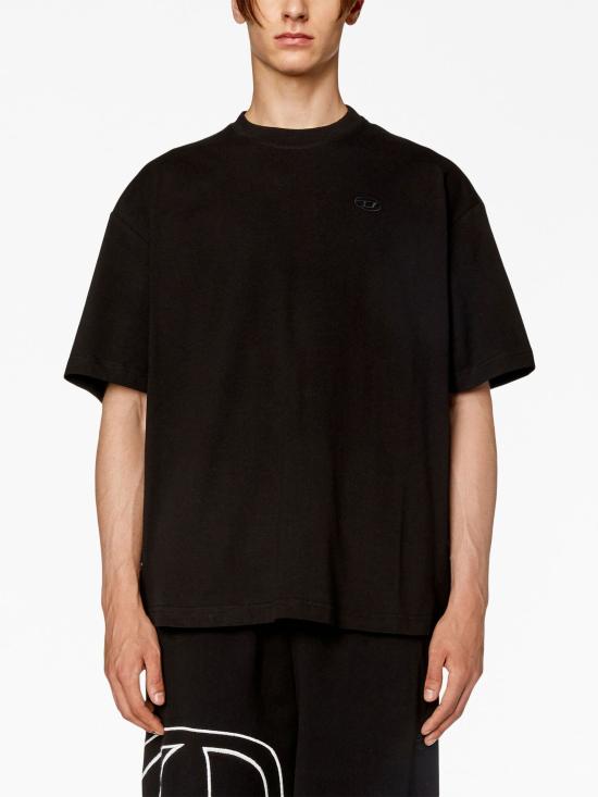 25SS 디젤 반팔 티셔츠 A113020HGAM9XX BLACK - DIESEL
