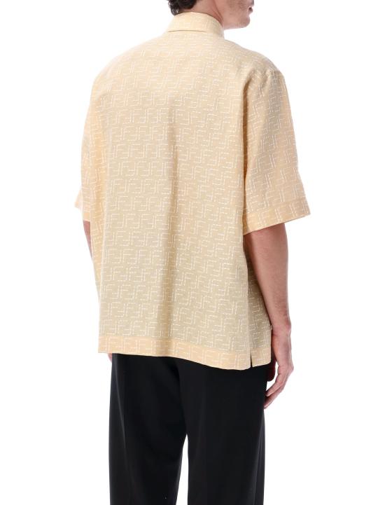 25SS 펜디 FF 자카드 셔츠 FS1317AU6YF0PKL YELLOW - FENDI