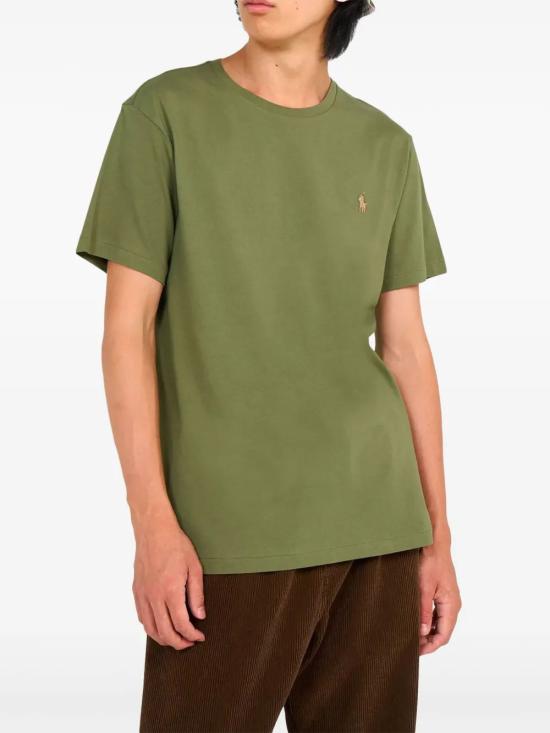 25SS 폴로 랄프로렌 포니로고 자수 반팔 티셔츠 710671438389 GREEN - POLO RALPH LAUREN