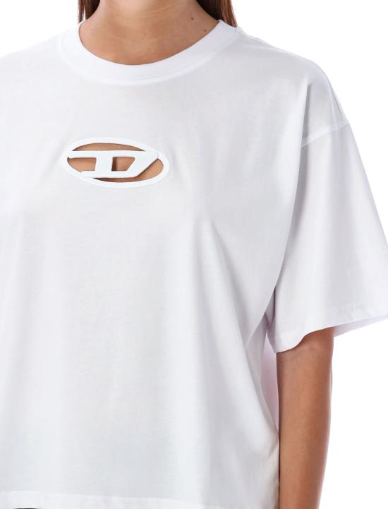 25SS 디젤 반팔 티셔츠 A150960NIAX100 WHITE - DIESEL