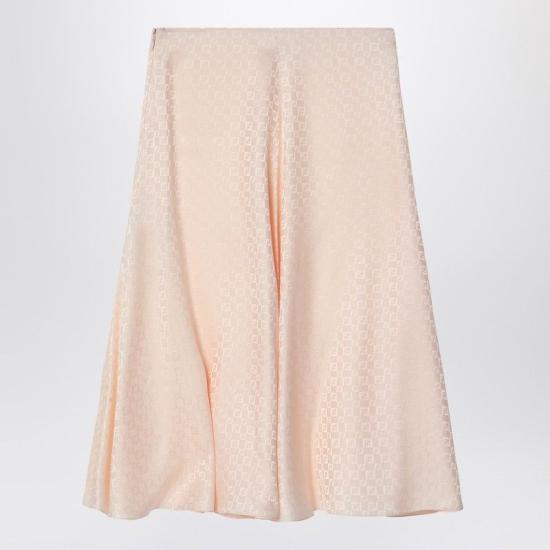 25SS 펜디 FF 실크 스커트 FQ7655AUQG F1RX0 Pink - FENDI
