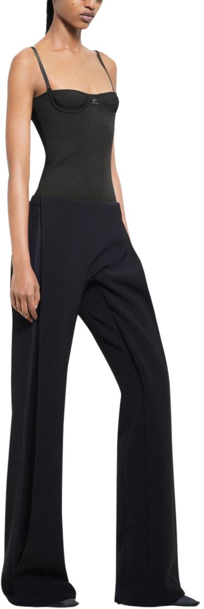  쿠레쥬 팬츠 424CPA276PL01599999 BLACK - COURREGES