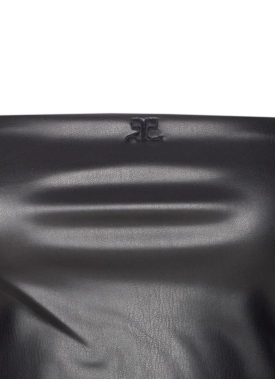 25FW 쿠레쥬 미디 원피스 425JRO749PU00499999 Black - COURREGES