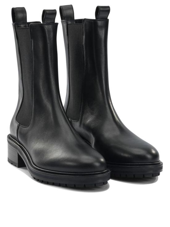 25FW 에이드 부츠 JACKCALF LEATHERBLACK Black - AEYDE