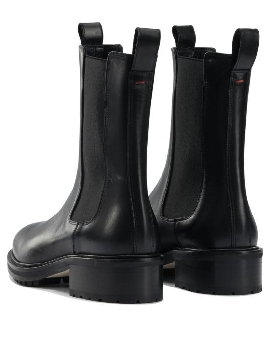 25FW 에이드 부츠 JACKCALF LEATHERBLACK Black - AEYDE