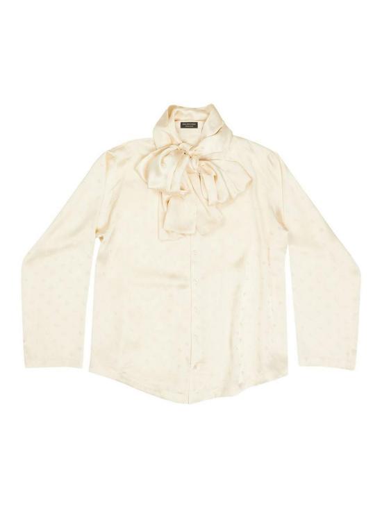  발렌시아가 블라우스 725063TNO059002 WHITE