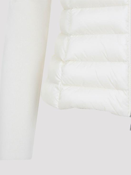  몽클레어 패딩 울 집업 가디건 K20939B00019M1122034 Beige - MONCLER