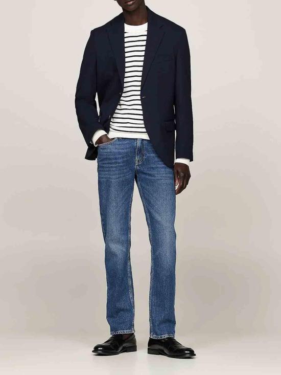  타미힐피거 스트레이트 팬츠 MW0MW373701BF Blue - TOMMY HILFIGER