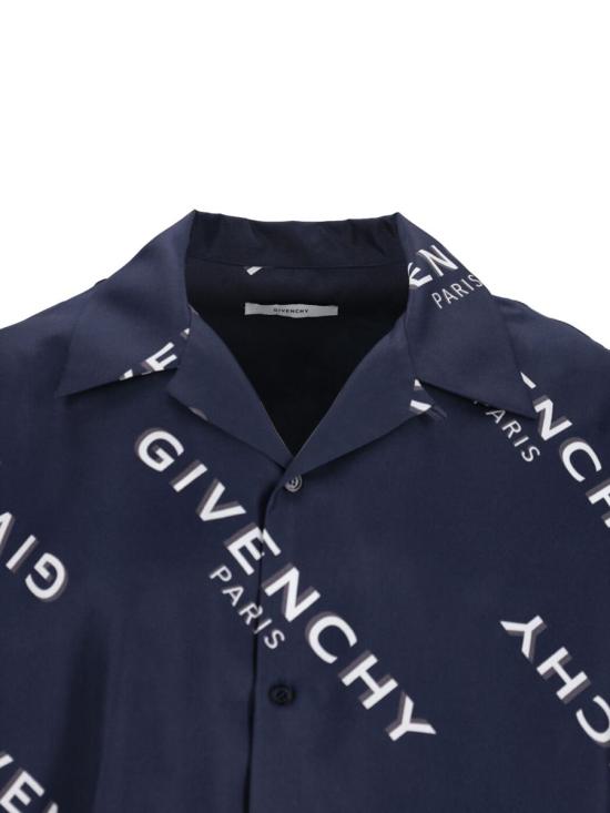 25FW 지방시 긴팔 셔츠 BM616J1673410 BLUE - GIVENCHY