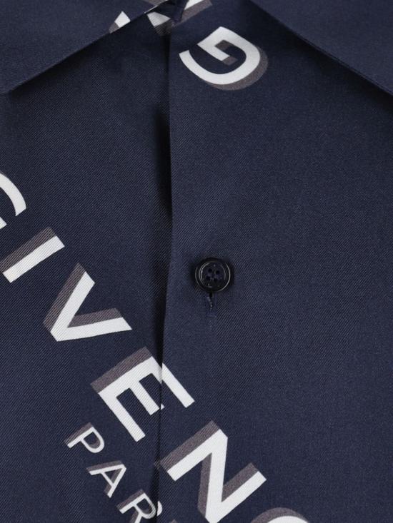 25FW 지방시 긴팔 셔츠 BM616J1673410 BLUE - GIVENCHY