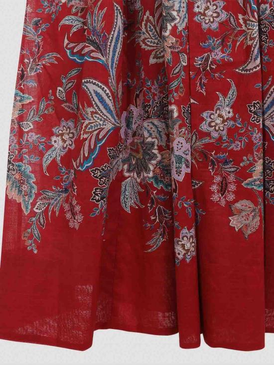 25FW 짐머만 미디 스커트 4225DSS251RED Multicolour - ZIMMERMANN