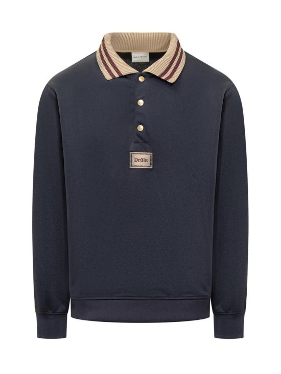 25FW 드롤드무슈 긴팔 셔츠 IPL137PL165 NY BLUE