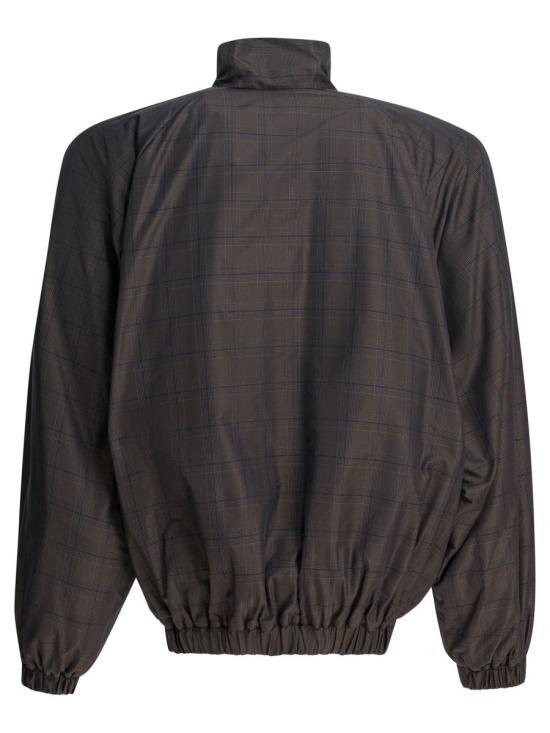 25FW 발렌시아가 체크 집업 자켓 843937TSO401460 GREY - BALENCIAGA