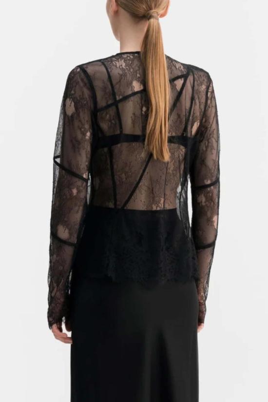  Ahlvar Gallery 블라우스 알바 갤러리 에덴 레이스  블랙 - OTHER BRANDS
