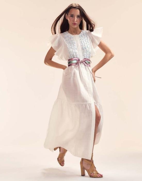  신시아 로리 롱 원피스 신시아 로울리 마요르카 라미 카프탄 화이트