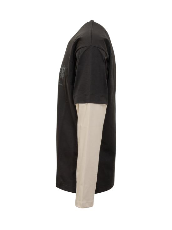 25FW 지씨디에스 반팔 티셔츠 B2CM2205JF1 99 BLACK - GCDS