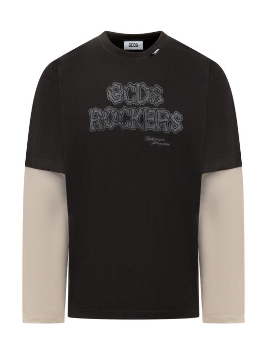 25FW 지씨디에스 반팔 티셔츠 B2CM2205JF1 99 BLACK