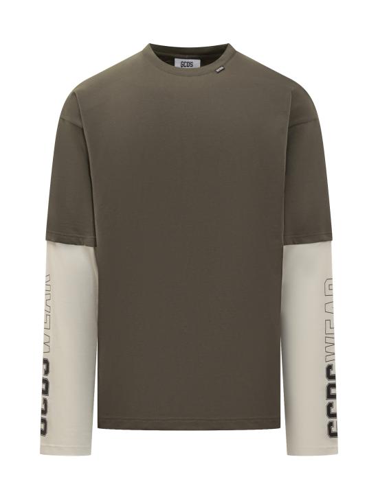 25FW 지씨디에스 반팔 티셔츠 B2CM2206JF1 88 MILITARY GREEN