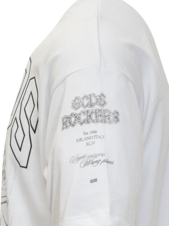 25FW 지씨디에스 반팔 티셔츠 B2CM2317JF1 10 BRIGHT WHITE - GCDS