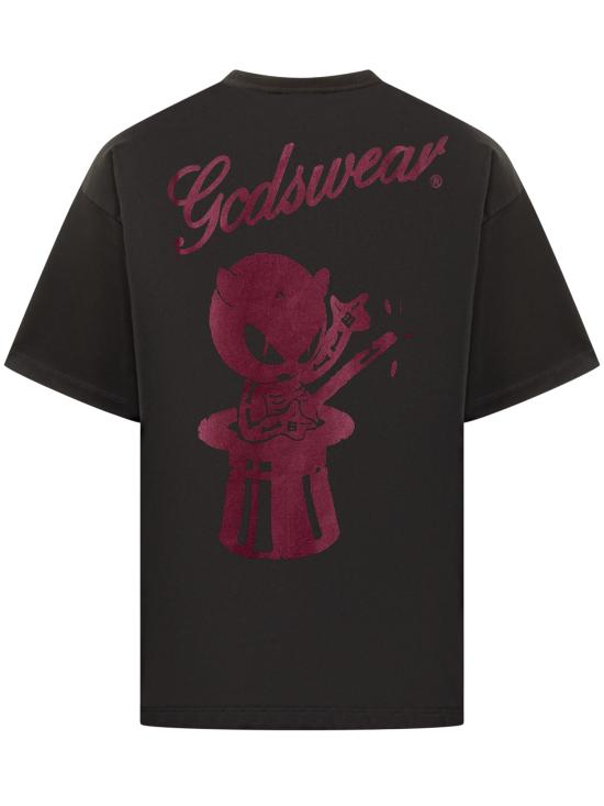 25FW 지씨디에스 반팔 티셔츠 B2CM2311JF1 99 BLACK - GCDS