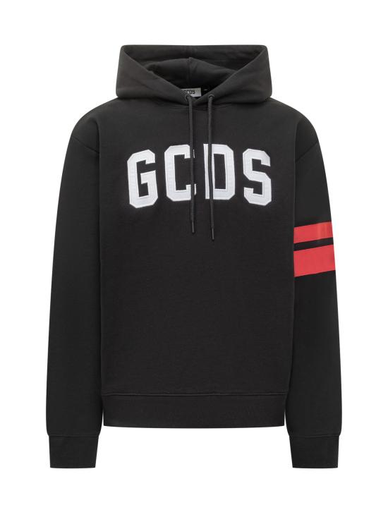 25FW 지씨디에스 긴팔 티셔츠 B1XM1901JI0 99 BLACK RED WHITE