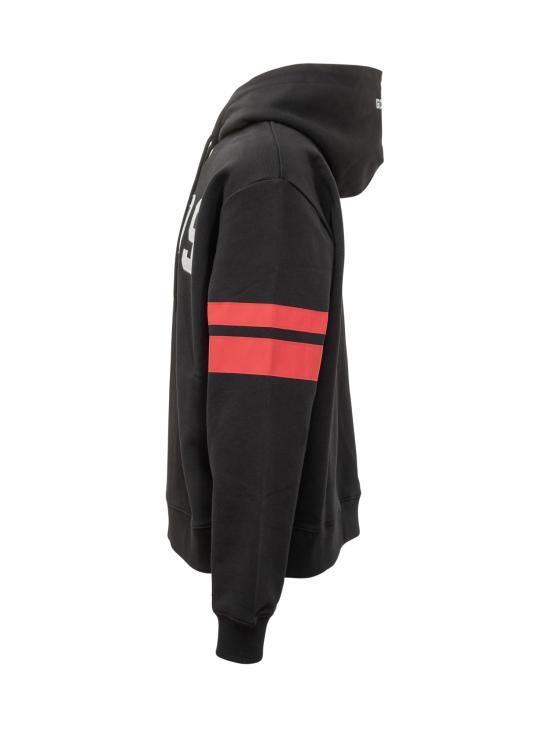 25FW 지씨디에스 긴팔 티셔츠 B1XM1901JI0 99 BLACK RED WHITE - GCDS