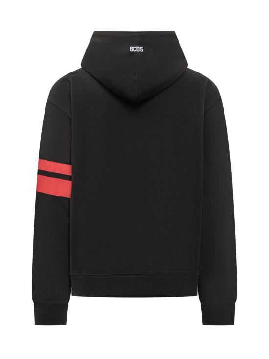 25FW 지씨디에스 긴팔 티셔츠 B1XM1901JI0 99 BLACK RED WHITE - GCDS