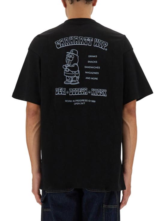 25FW 칼하트 WIP 반팔 티셔츠 I035230 89 XX BLACK - CARHARTT WIP