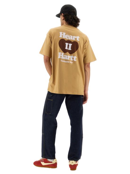 25FW 칼하트 WIP 반팔 티셔츠 I035203 07E XX BEIGE - CARHARTT WIP