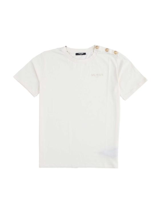 25FW [키즈] 발망 티셔츠 BX8R51K Z3186109OR BEIGE