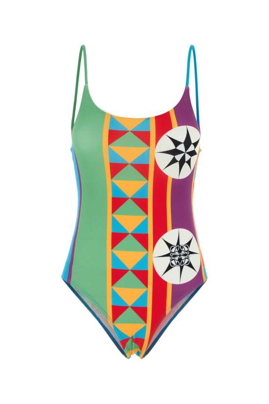 25SS 로에베 원피스 S616Y27X75 MULTICOLOR Printed