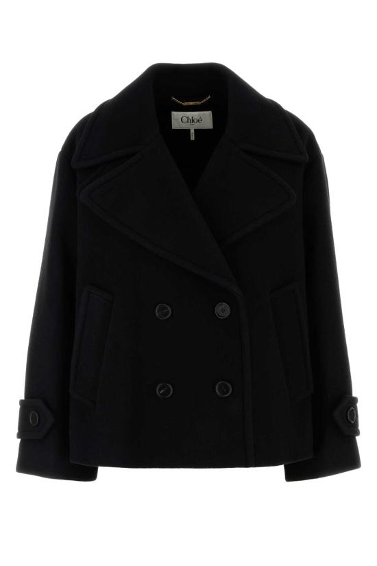 26FW 끌로에 코트 CH25AMA96952 001 Black